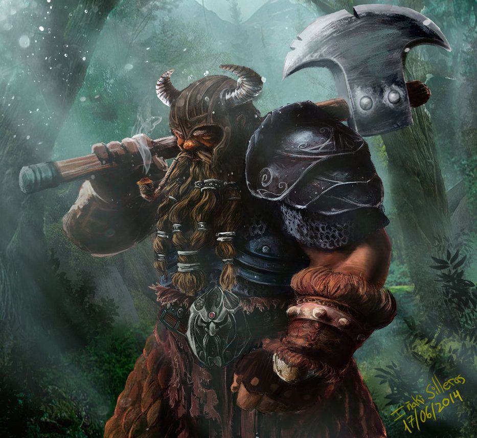 Dwarf Warrior - HD Wallpaper 