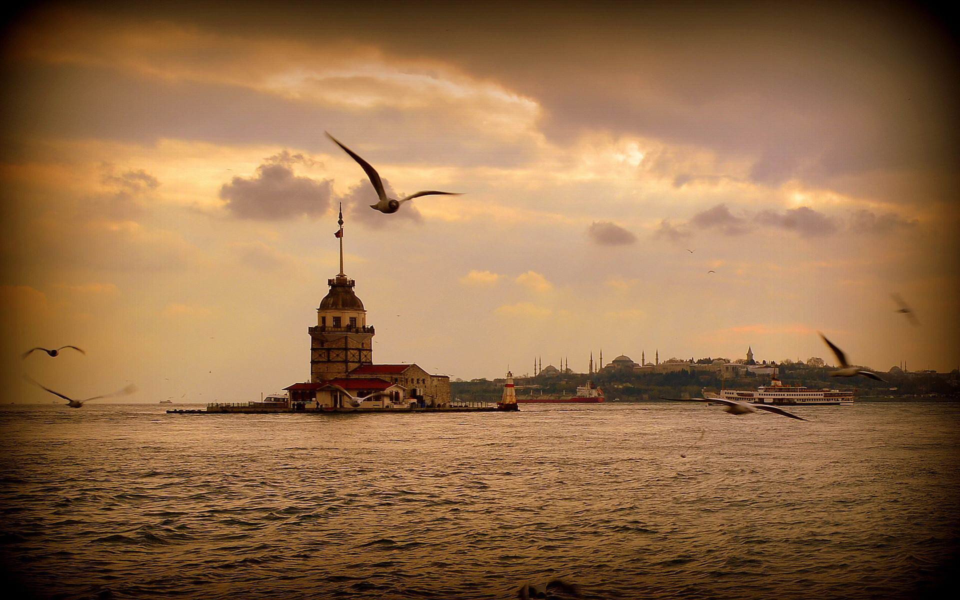 1920x1200, High Definiton Wallpapers In The Nature - Maiden's Tower - HD Wallpaper 