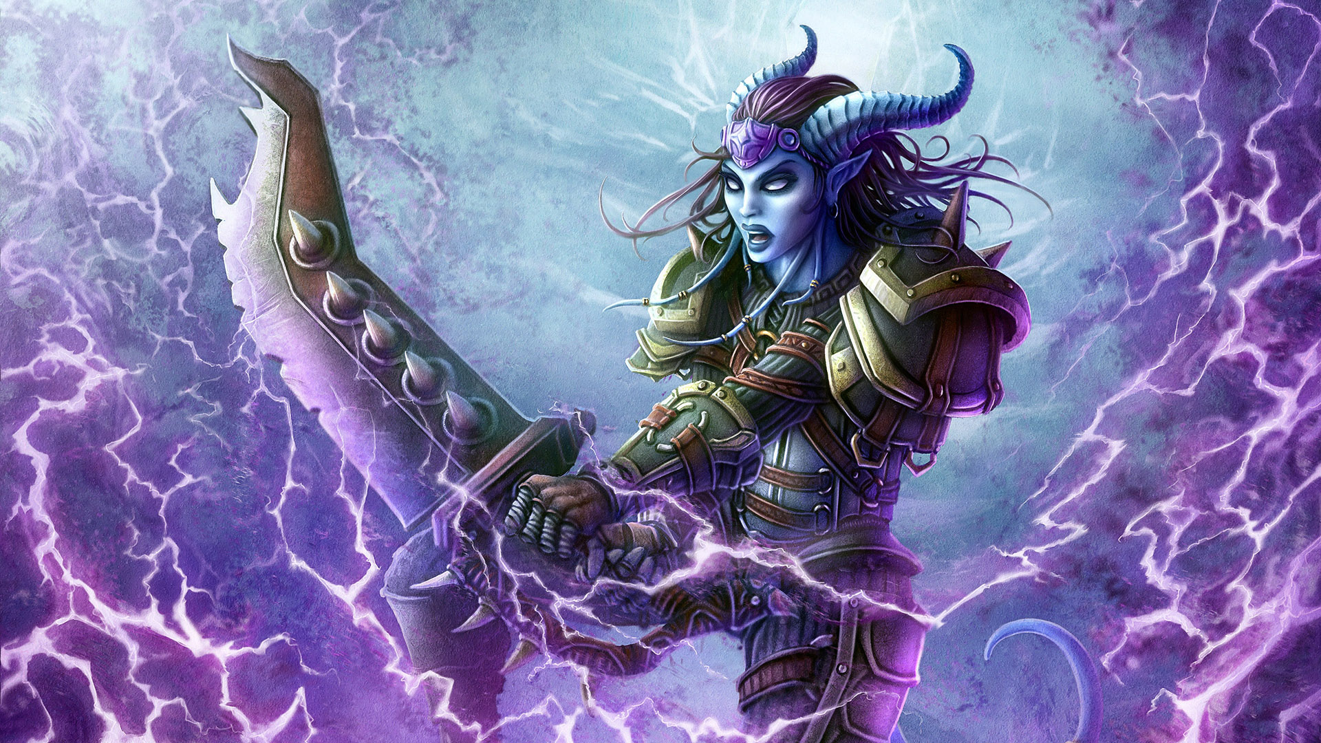 Draenei Warrior - HD Wallpaper 