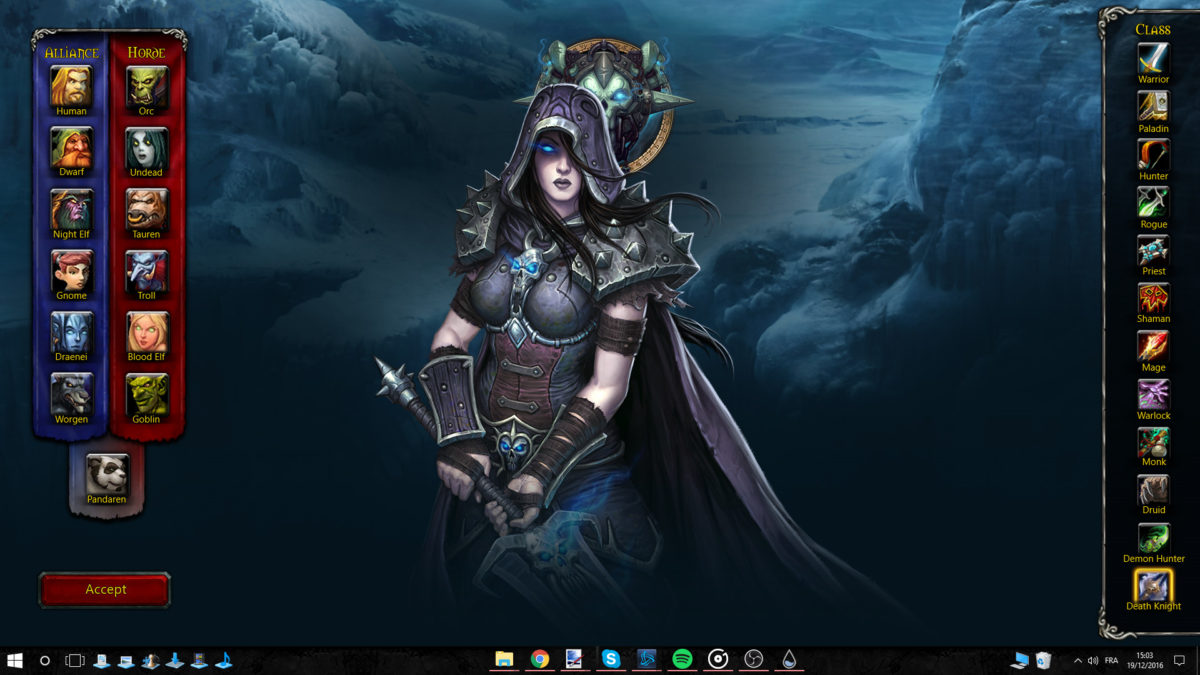 World Of Warcraft Rainmeter Interactive Wallpaper By - World Of Warcraft Wallpaper Gif - HD Wallpaper 