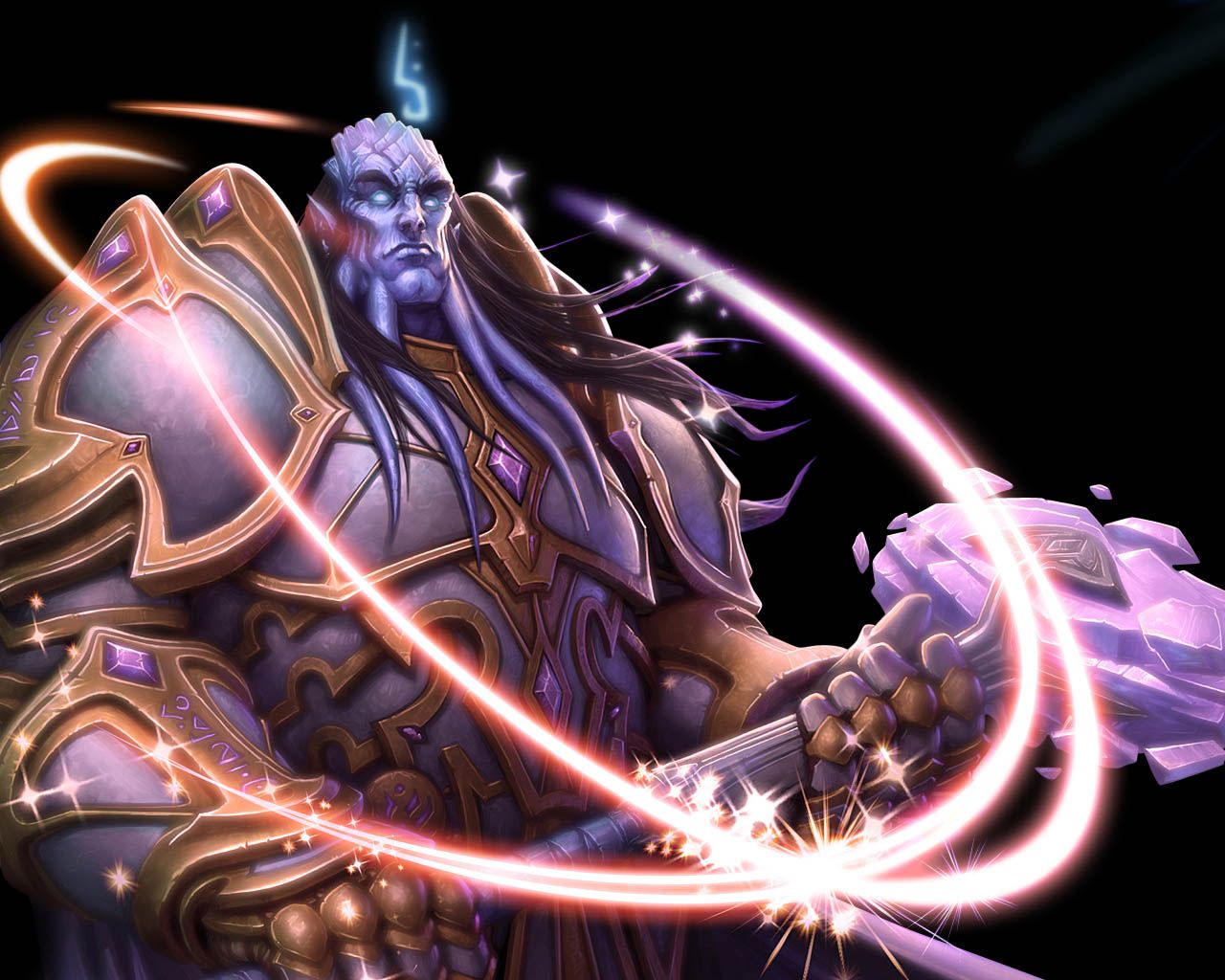 Draenei, World Of Warcraft - Burning Crusade Draenei Paladin - HD Wallpaper 