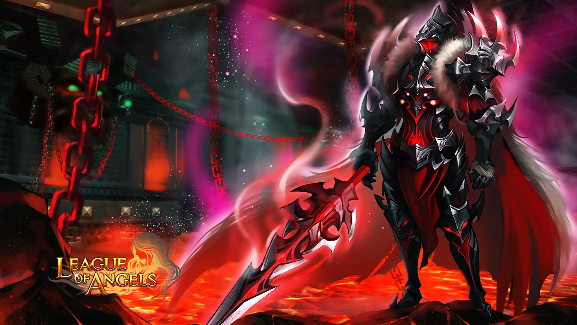 Dark Paladin Mysterious Warrior Armed With Sword Magical - Dark Paladin League Of Angels - HD Wallpaper 