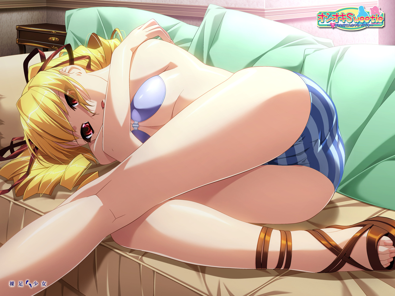 Bra Cameltoe Hadashi Shoujo Ino Oshioki Sweetie Pantsu - Hadashi Shoujo - HD Wallpaper 