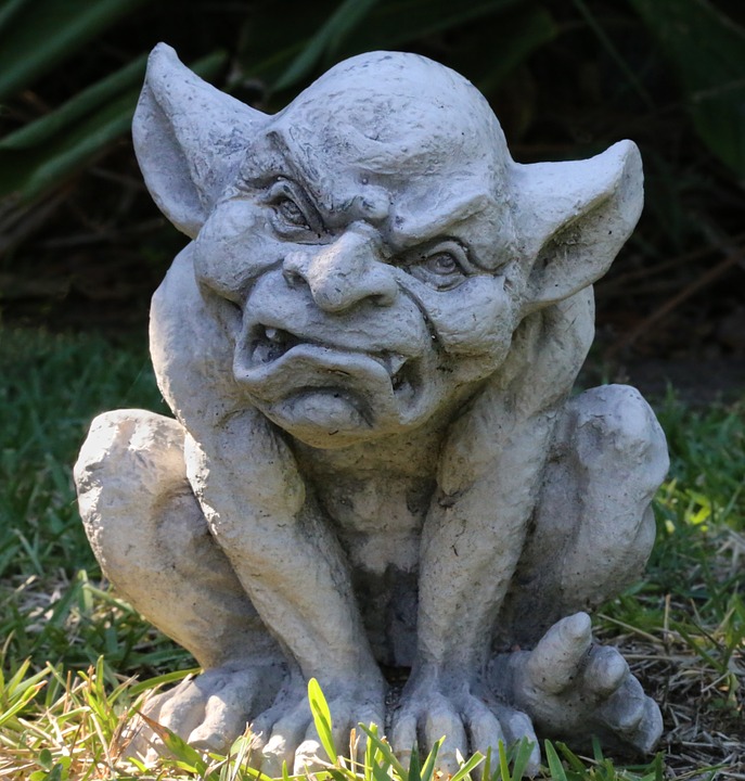 Gargoyle Backgrounds, Compatible - Stone Statue Monster - HD Wallpaper 