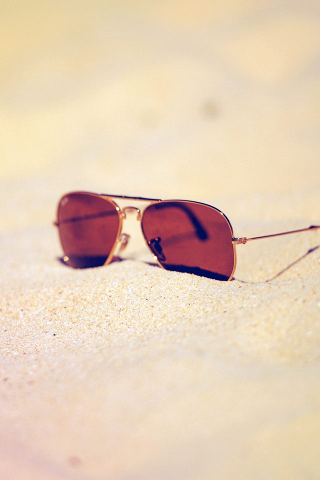 Beach Holiday Glass Sand Nature Summer Happy Iphone - HD Wallpaper 