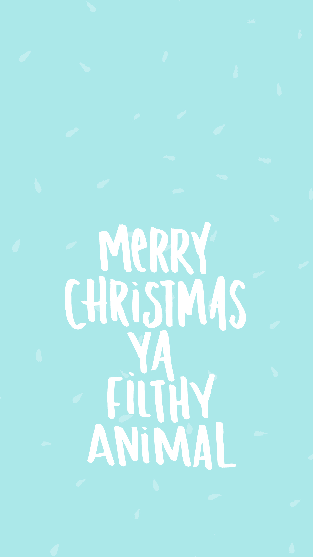 Decemberwallpapers Mobile - Merry Christmas Ya Filthy Animal Phone - HD Wallpaper 