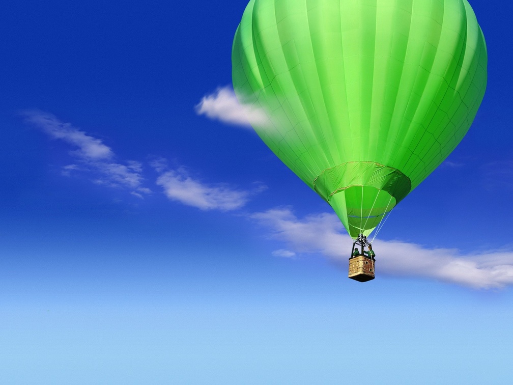 Hot Air Balloon Background - HD Wallpaper 