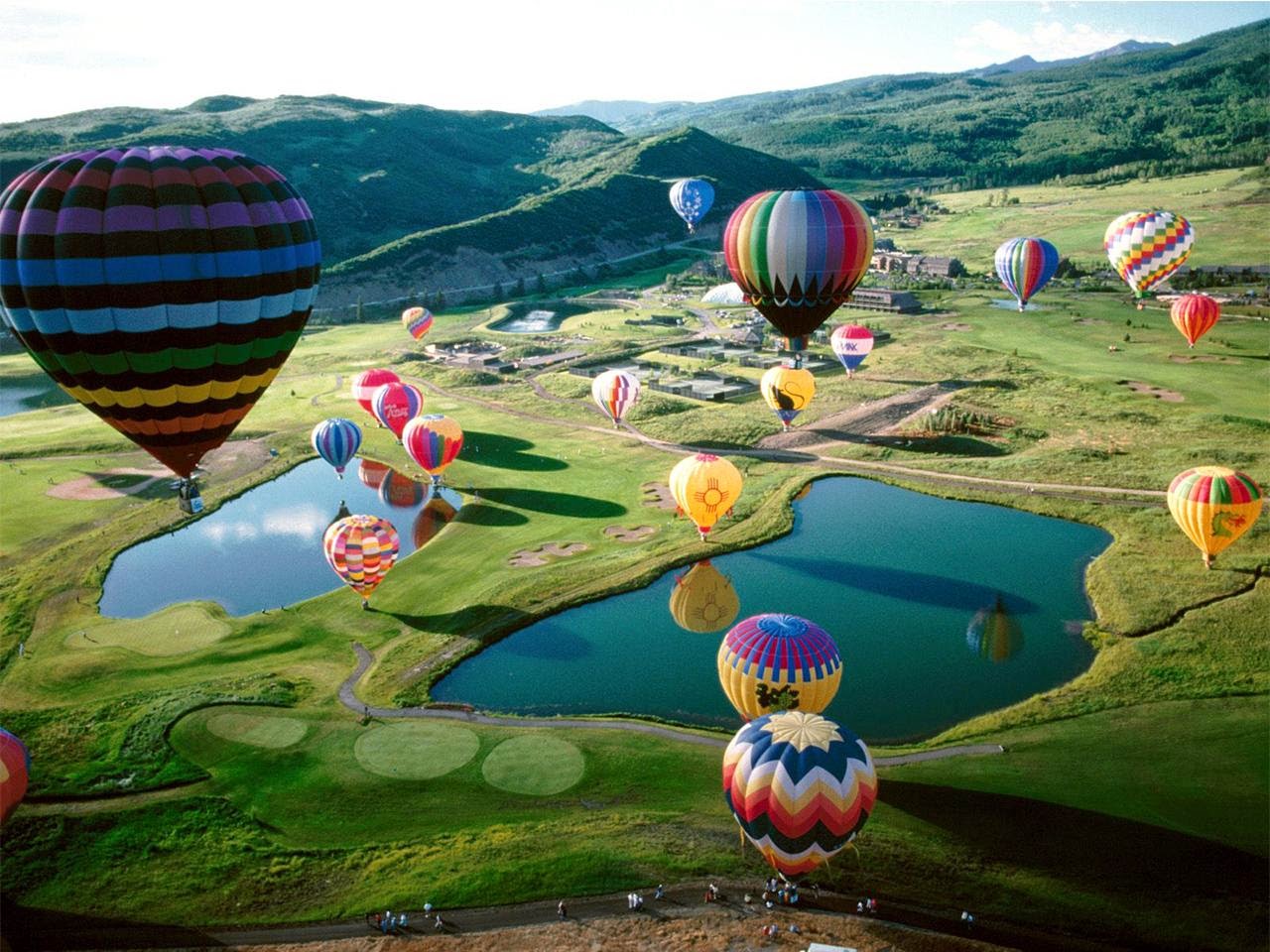 Hot Air Balloons Beautiful - HD Wallpaper 