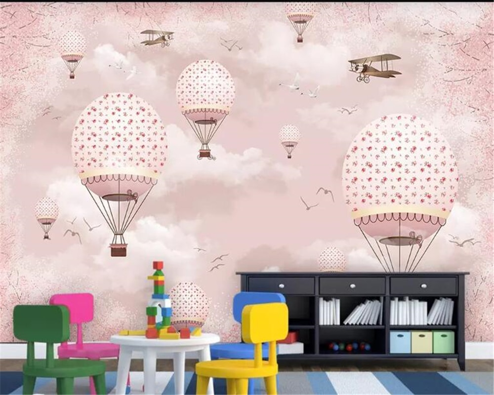 Pink Air Balloons - HD Wallpaper 