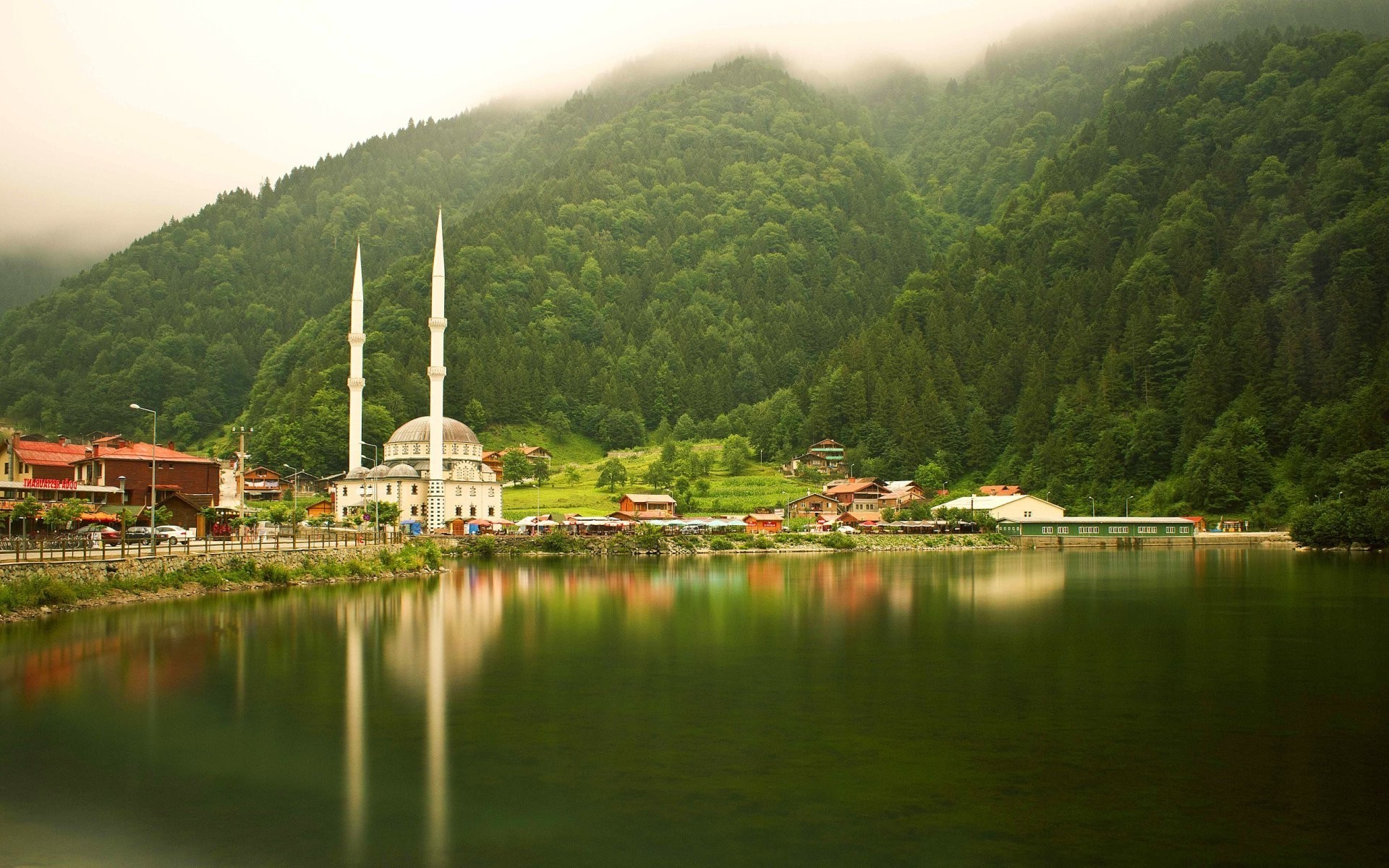Nature, Landscape, Turkey, Uzungã¶l, Trabzon, Mosques, - Turkey Nature - HD Wallpaper 
