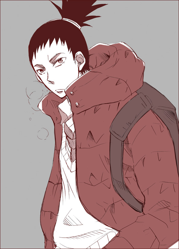 Anime, Pixiv Id 791904, Naruto, Nara Shikamaru, Pixiv, - Шикамару В Современной Одежде - HD Wallpaper 