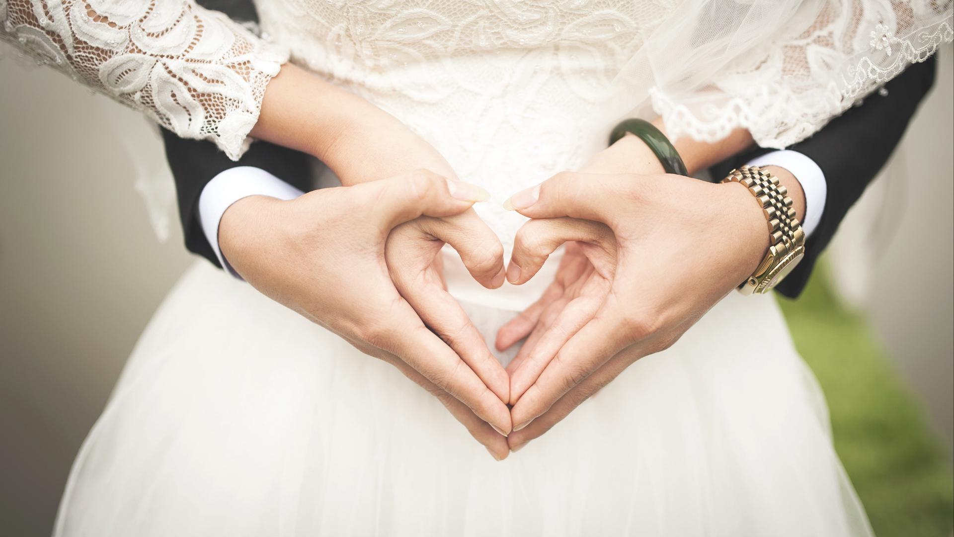 Hands Holding Hands Love Marriage Married Wedding K - Wedding Images Hd 1080p - HD Wallpaper 