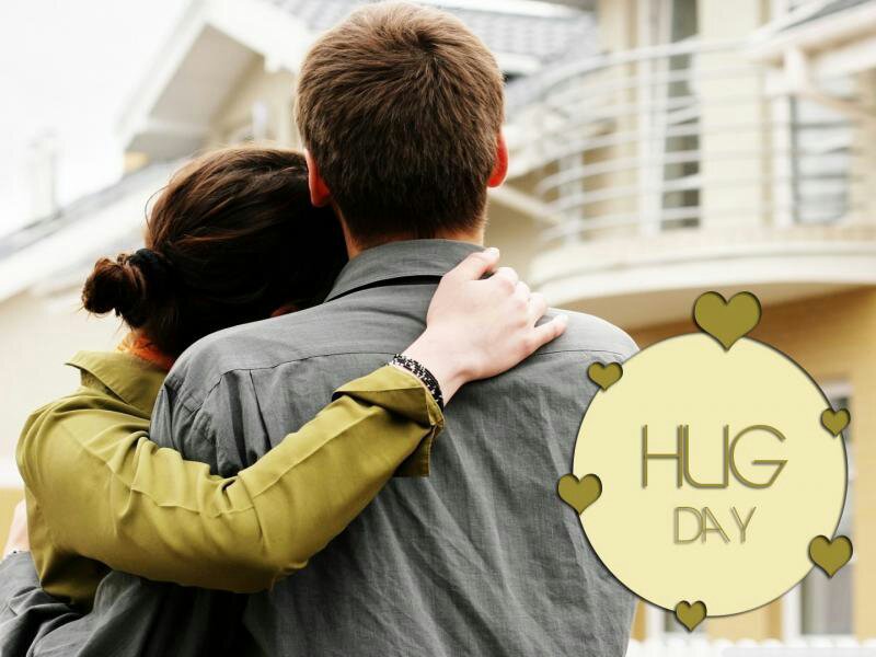 Happy Hug Day Vala - HD Wallpaper 