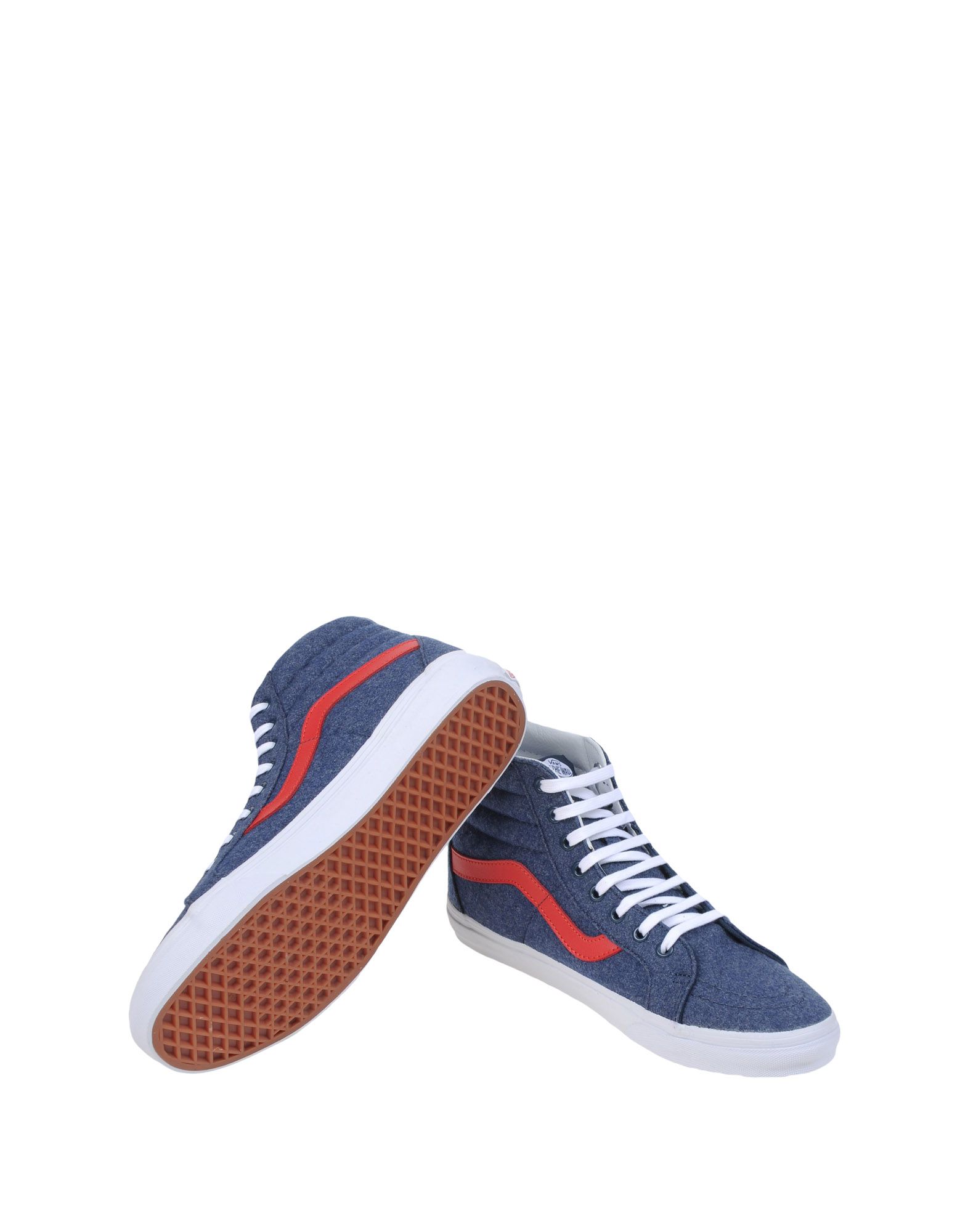 Vans Sk8-hi Reissue Sneakers Dark Blue Men Footwear,wearing - Nike Free - HD Wallpaper 