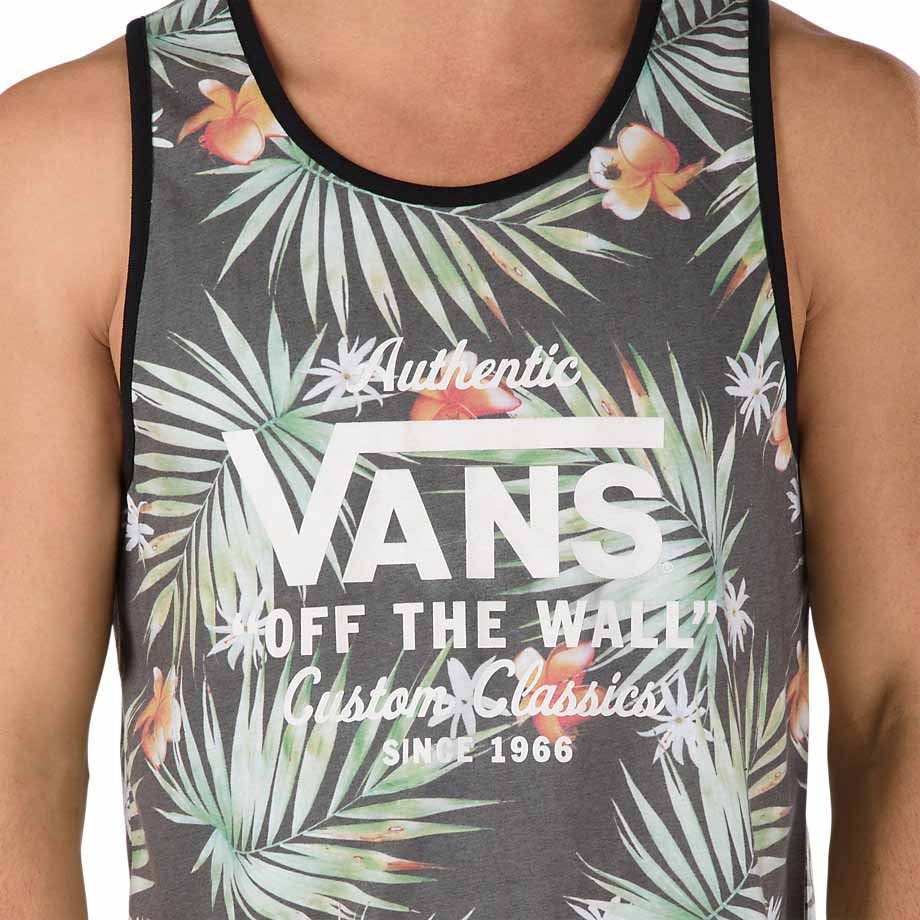 Vans Kennett Tank Tops Black Decay Palm Men´s Clothing,vans - Vans Tank Top Herren - HD Wallpaper 