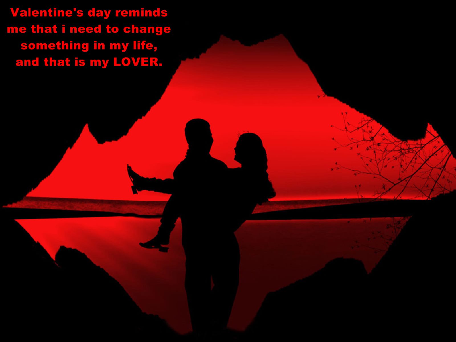 Loving Couple Valentines Day Pics With Quotes Wallpaper - Hd Couple Valentines Day - HD Wallpaper 