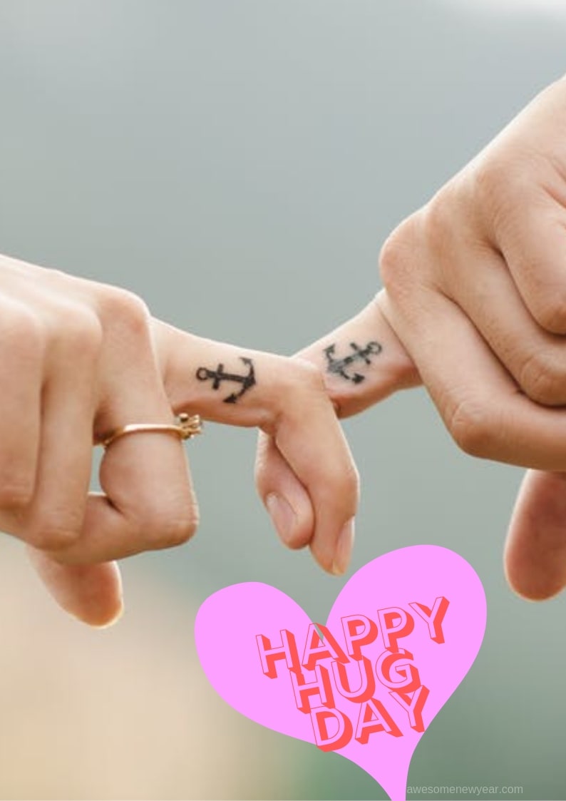 Happy Hug Day 2019 - HD Wallpaper 