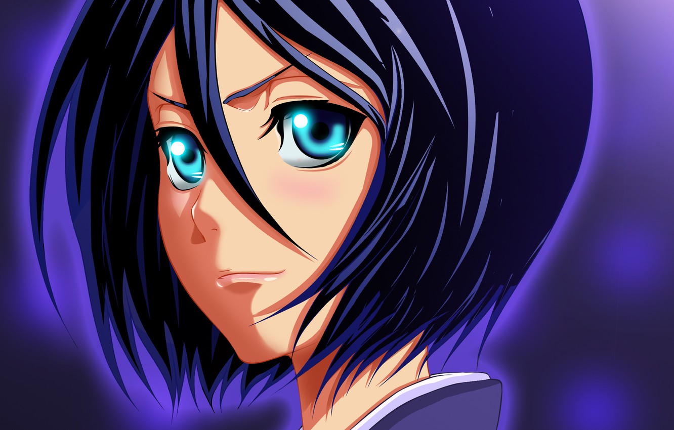 Photo Wallpaper Bleach, Bleach, Rukia Kuchiki - Cartoon - HD Wallpaper 
