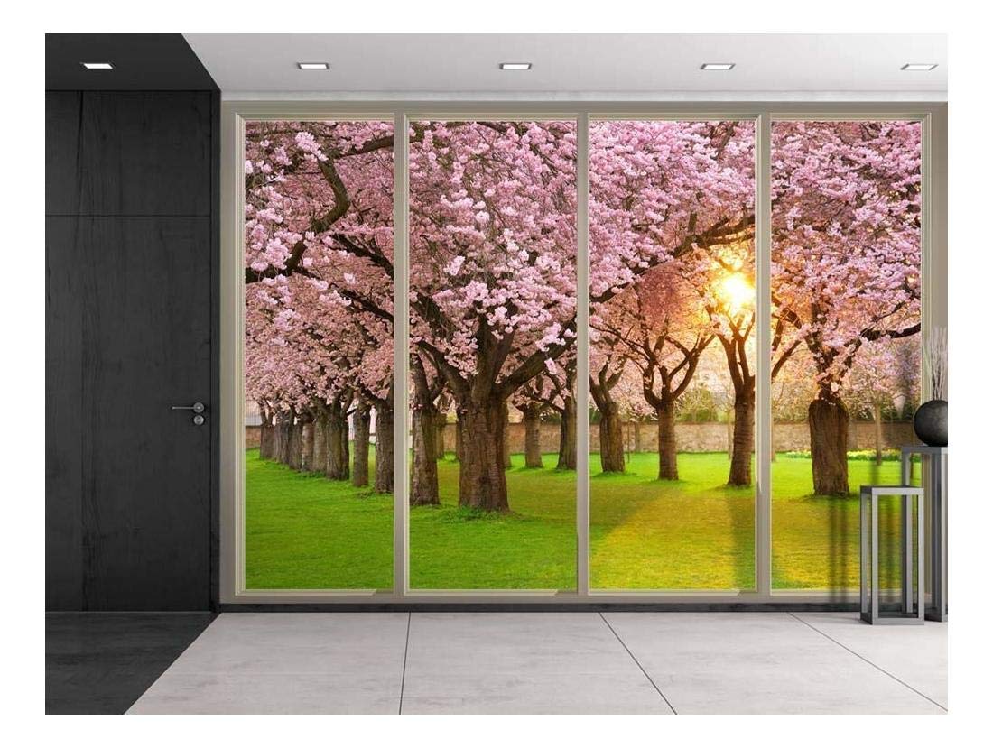Cherry Blossom Grove - HD Wallpaper 