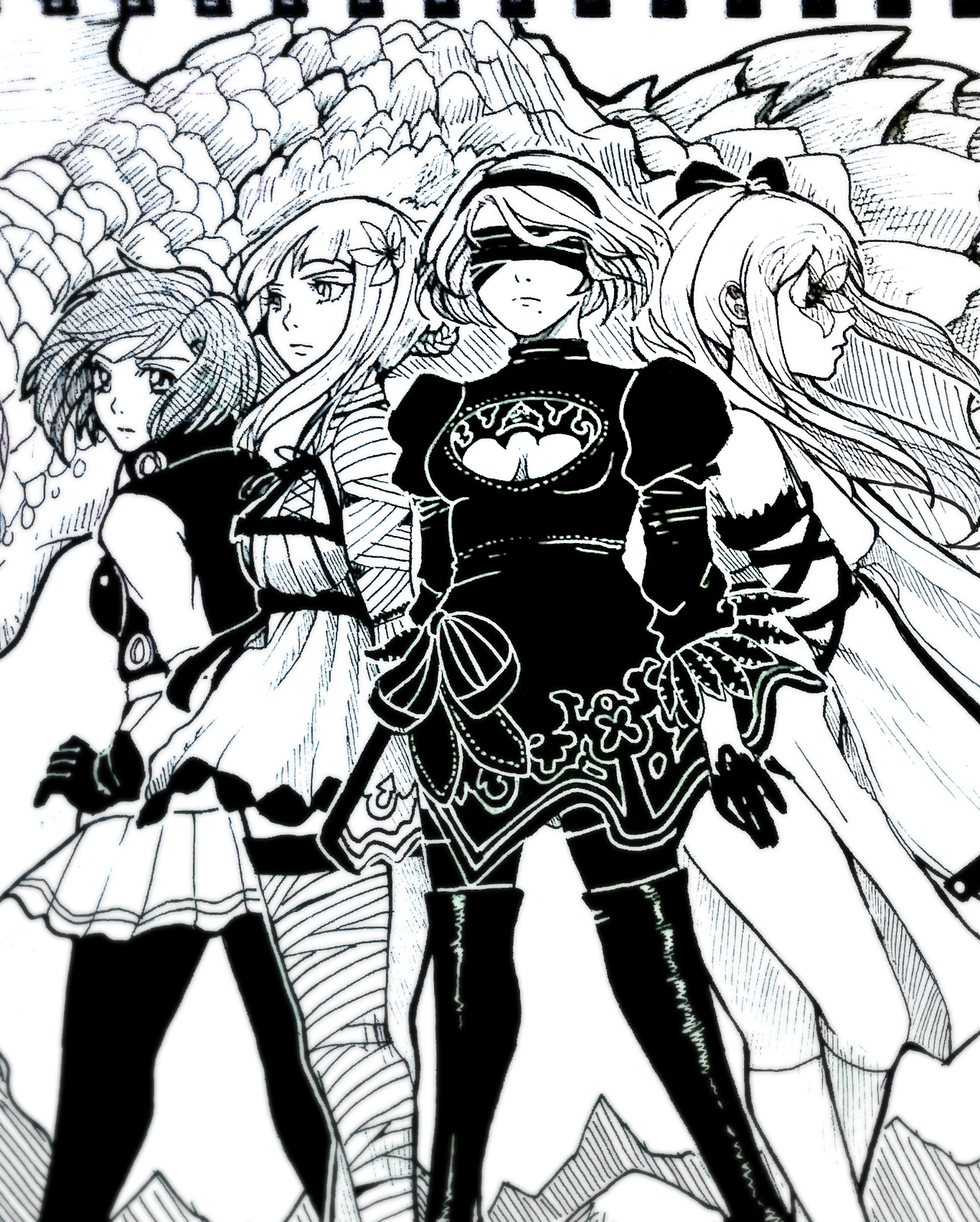 Drakengard And Nier Automata - HD Wallpaper 