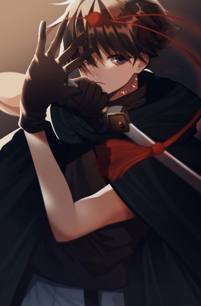 Reservoir Chronicle, Li Syaoran, Cape, Sword - Syaoran Tsubasa Chronicles - HD Wallpaper 