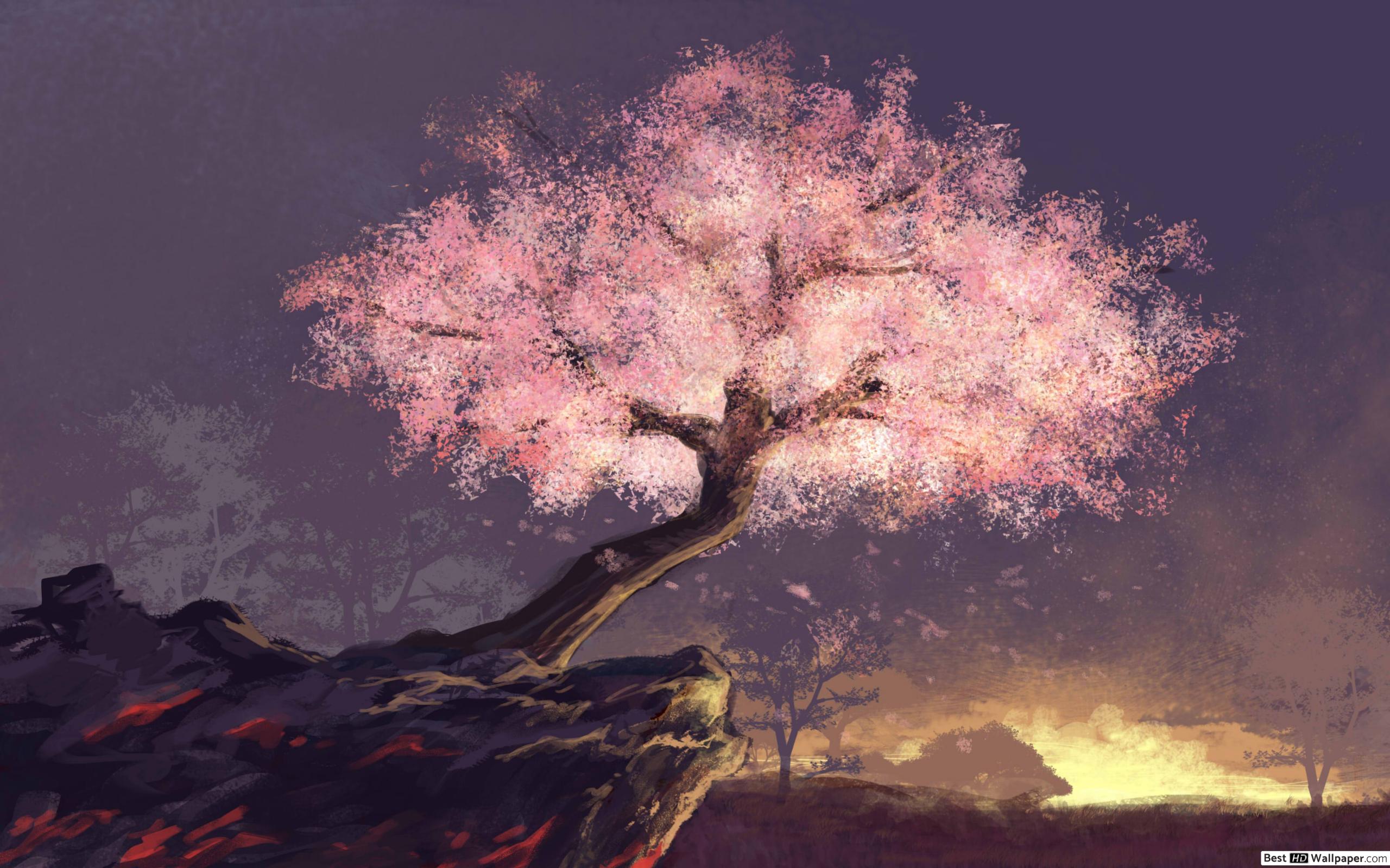 桜 イラスト 風景 2560x1600 Wallpaper Teahub Io