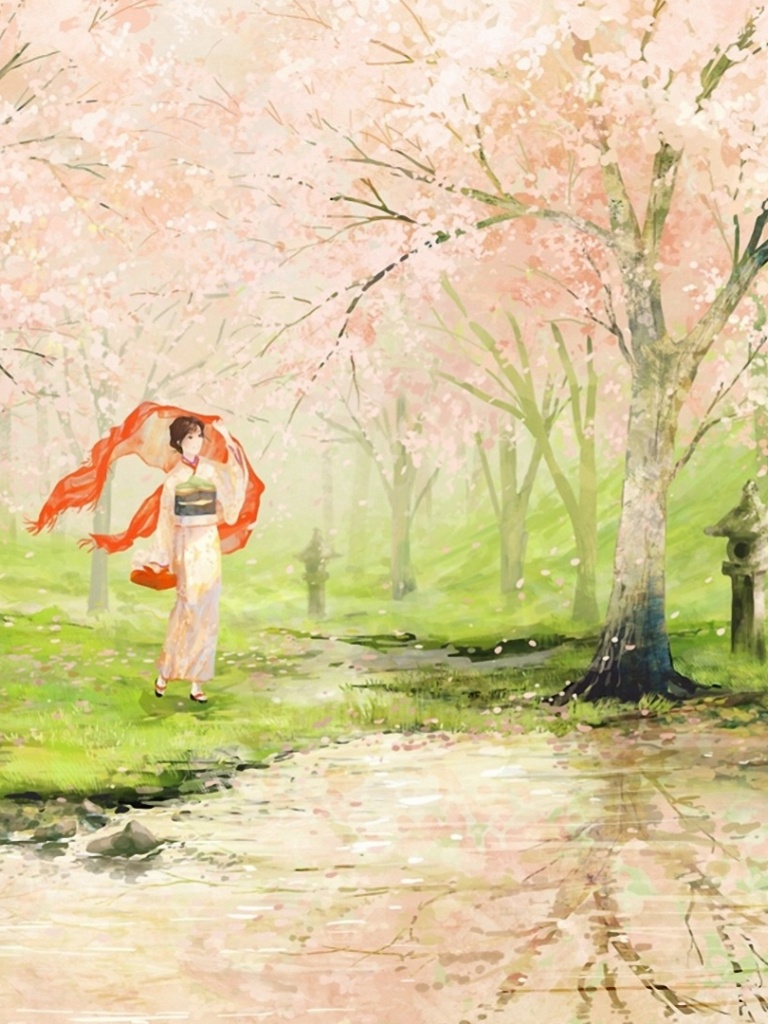 Cherry Blossom Wallpaper Ipad - HD Wallpaper 