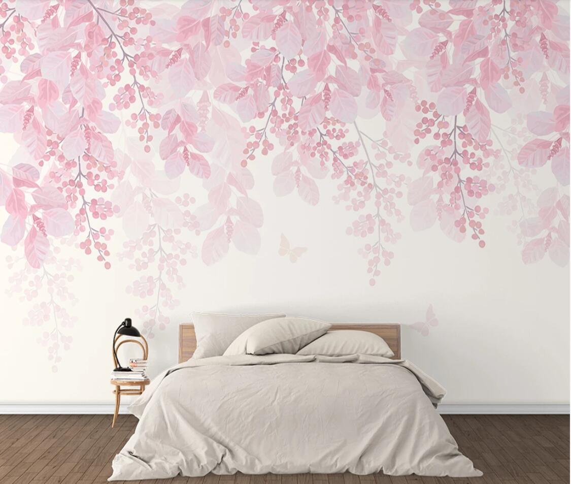 Pink Cherry Blossom Wallpaper - HD Wallpaper 