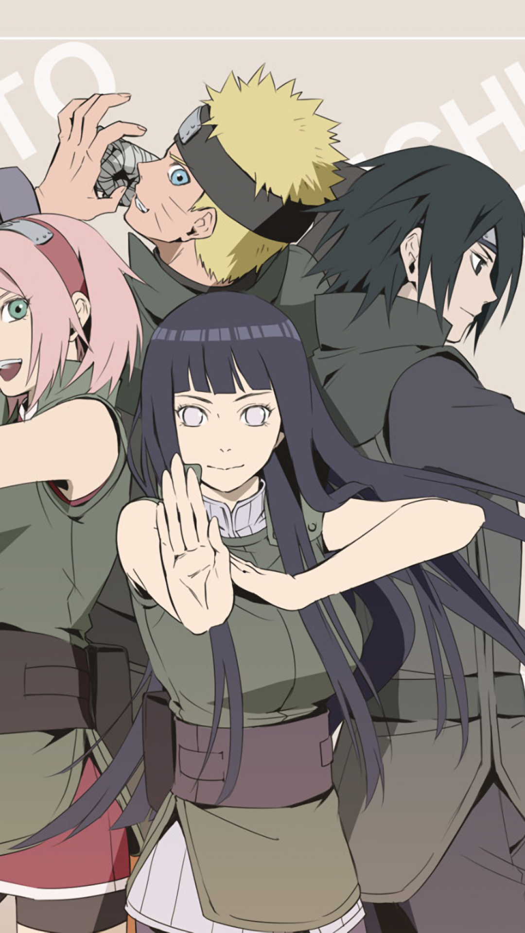 Naruto, Team 7, Sakura, Sasuke, Hinata - Naruto Sasuke Sakura Hinata - HD Wallpaper 