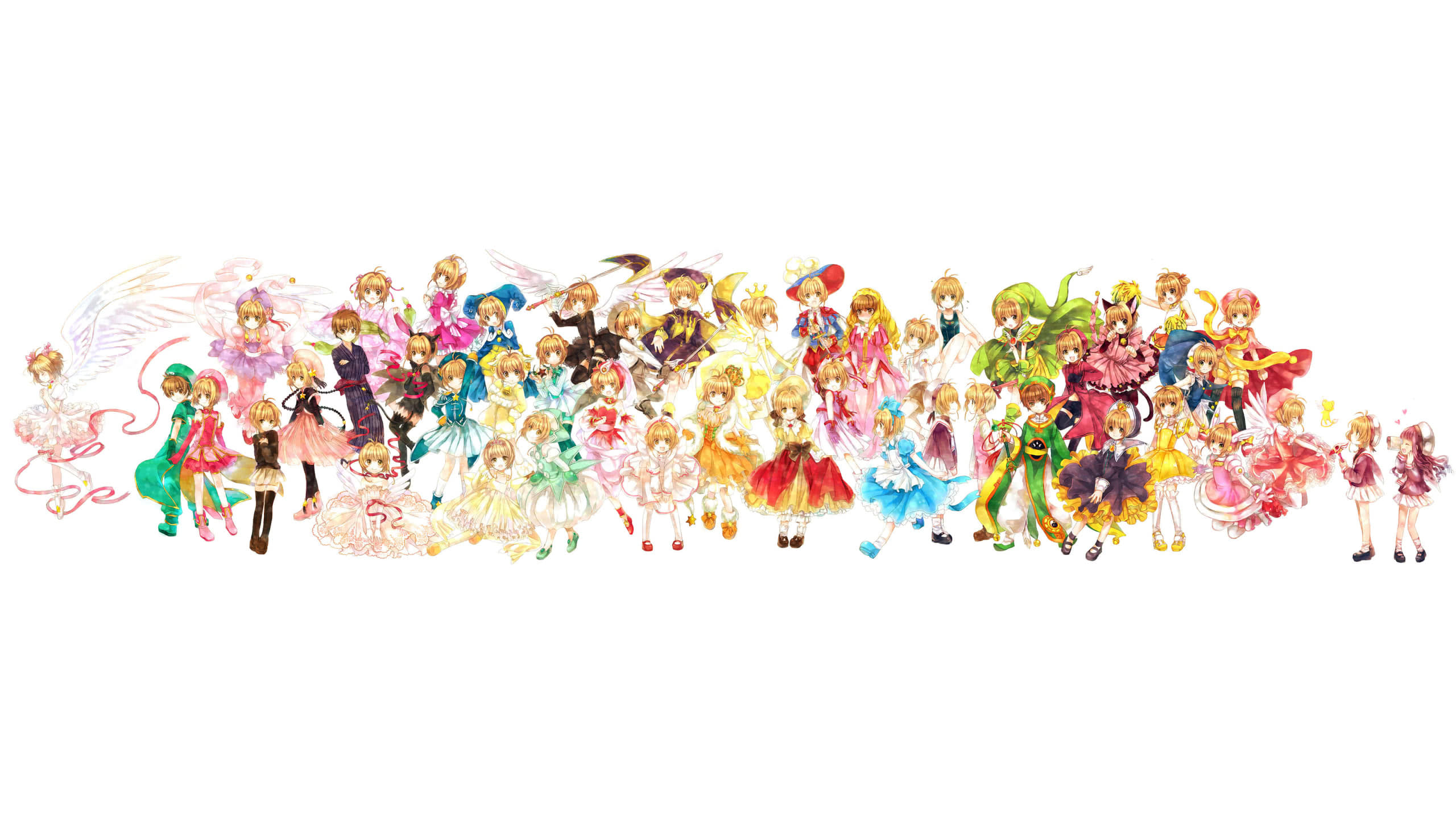 Cardcaptor Sakura Characters Wqhd 1440p Wallpaper - Anime Wallpaper Cardcaptor Sakura - HD Wallpaper 