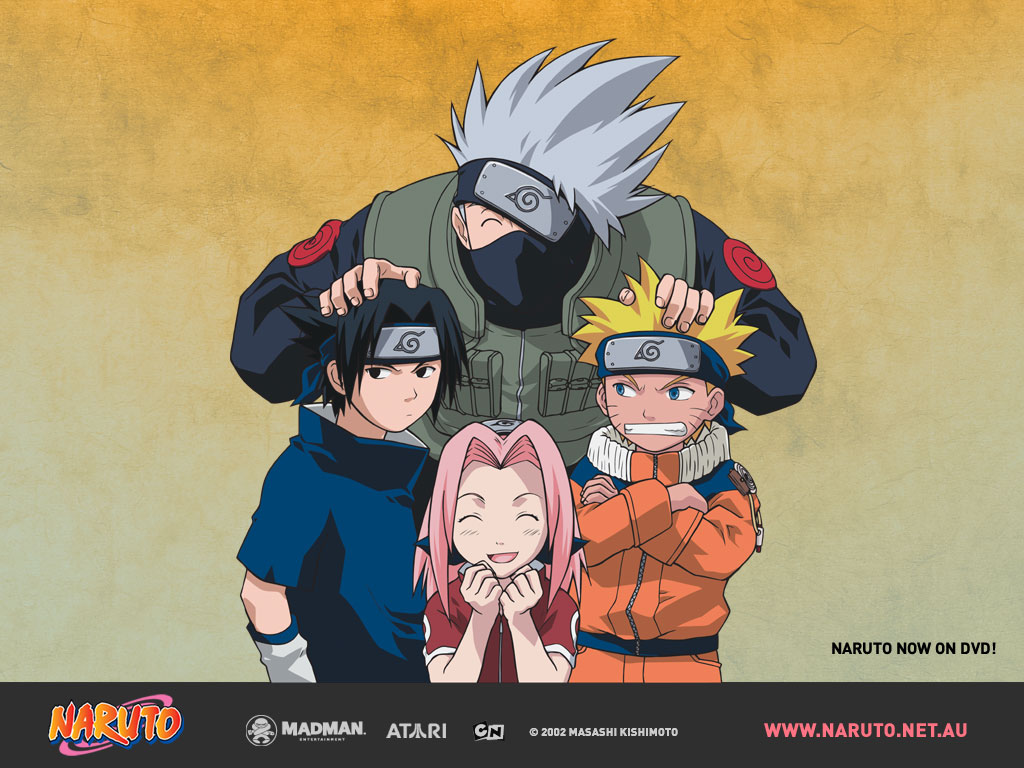 Kakashi Hatake, Naruto, Sasuke And Sakura - Kakashi Naruto And Sasuke - HD Wallpaper 