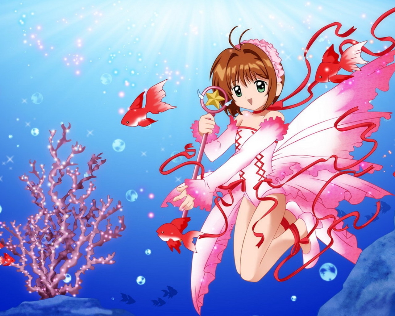 Sakura Card Captor Water Card - HD Wallpaper 