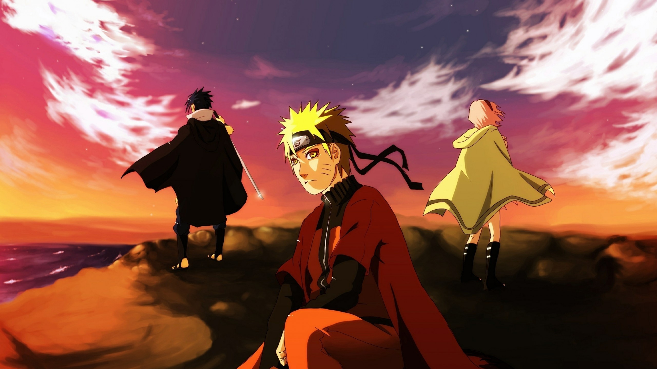 Naruto, Team 7, Sasuke, Sakura - Team 7 Naruto - HD Wallpaper 