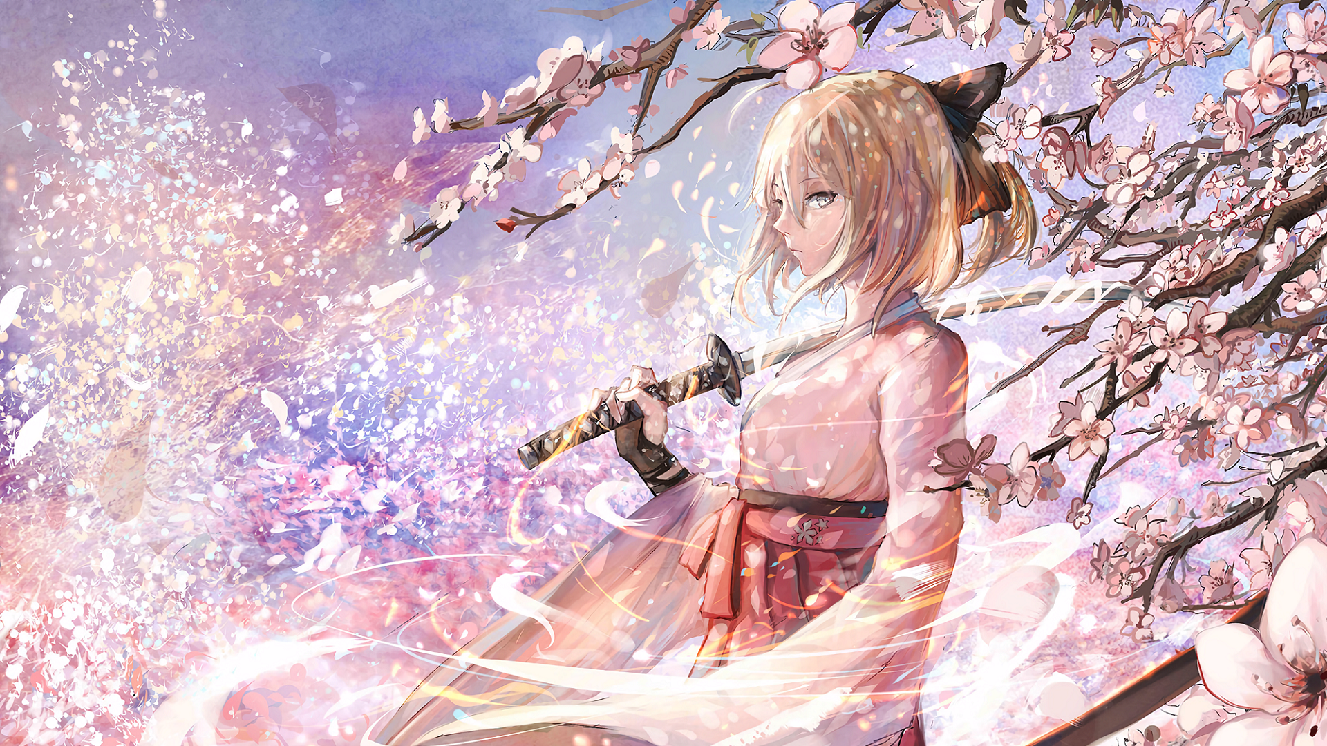 Sakura Anime Wallpaper Hd - HD Wallpaper 