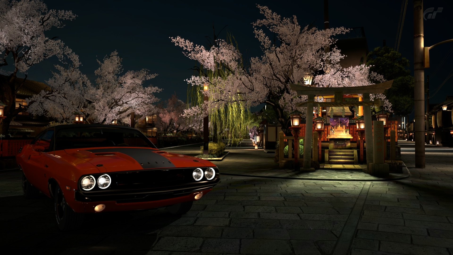 Nissan Cherry Wallpaper Hd - Gran Turismo 5 Kyoto - HD Wallpaper 