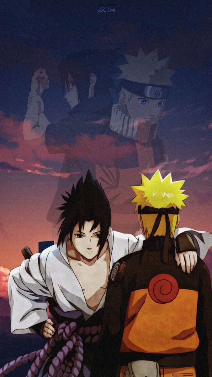 Anime Naruto Y Sasuke - HD Wallpaper 