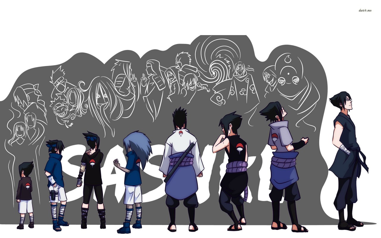 Sasuke Uchiha, Naruto, Anime Wallpapers - Sasuke Curse Mark Shippuden -  1280x800 Wallpaper 
