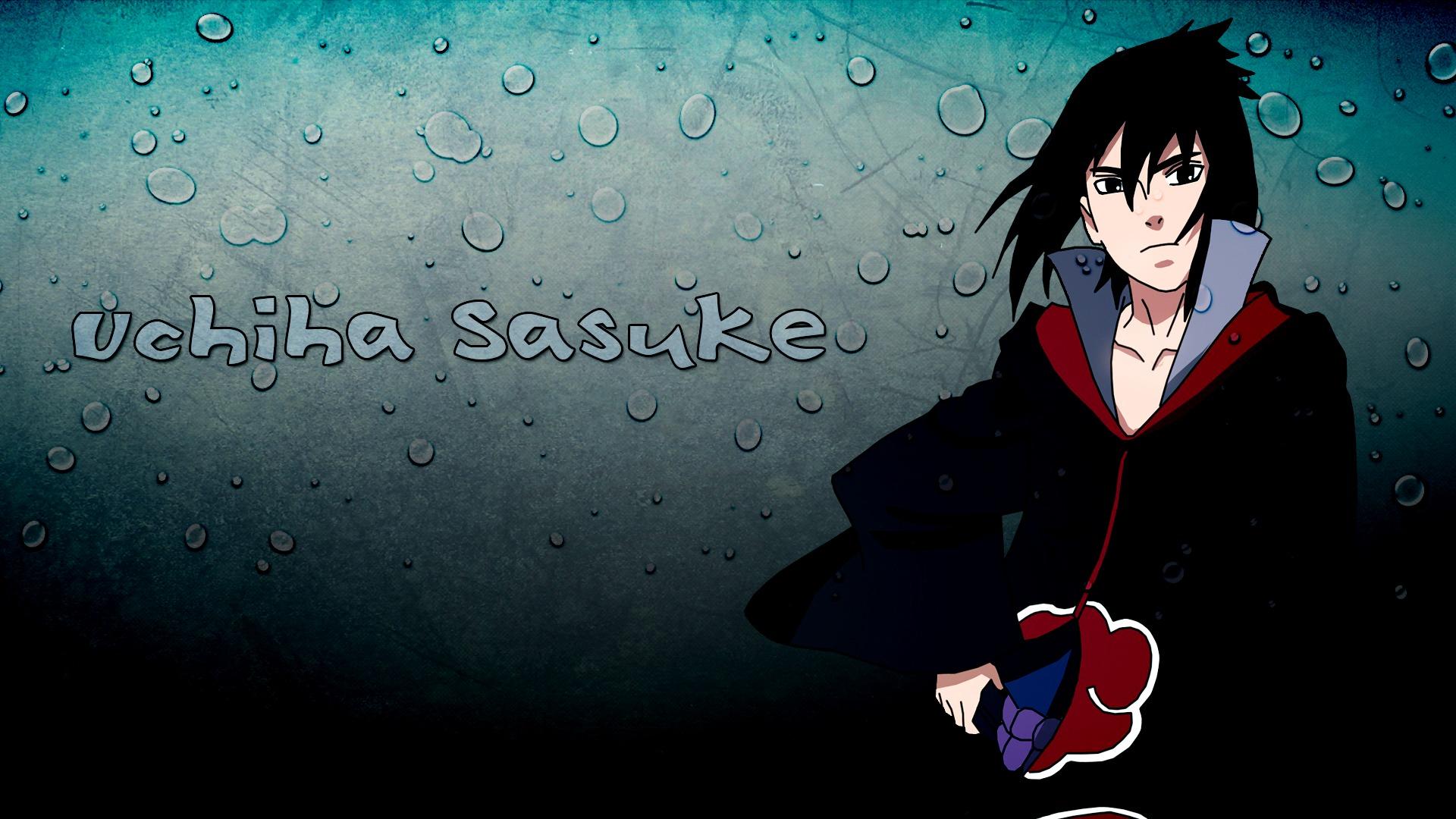 Uchiha Sasuke And Water Drop - Uchiha Sasuke - HD Wallpaper 