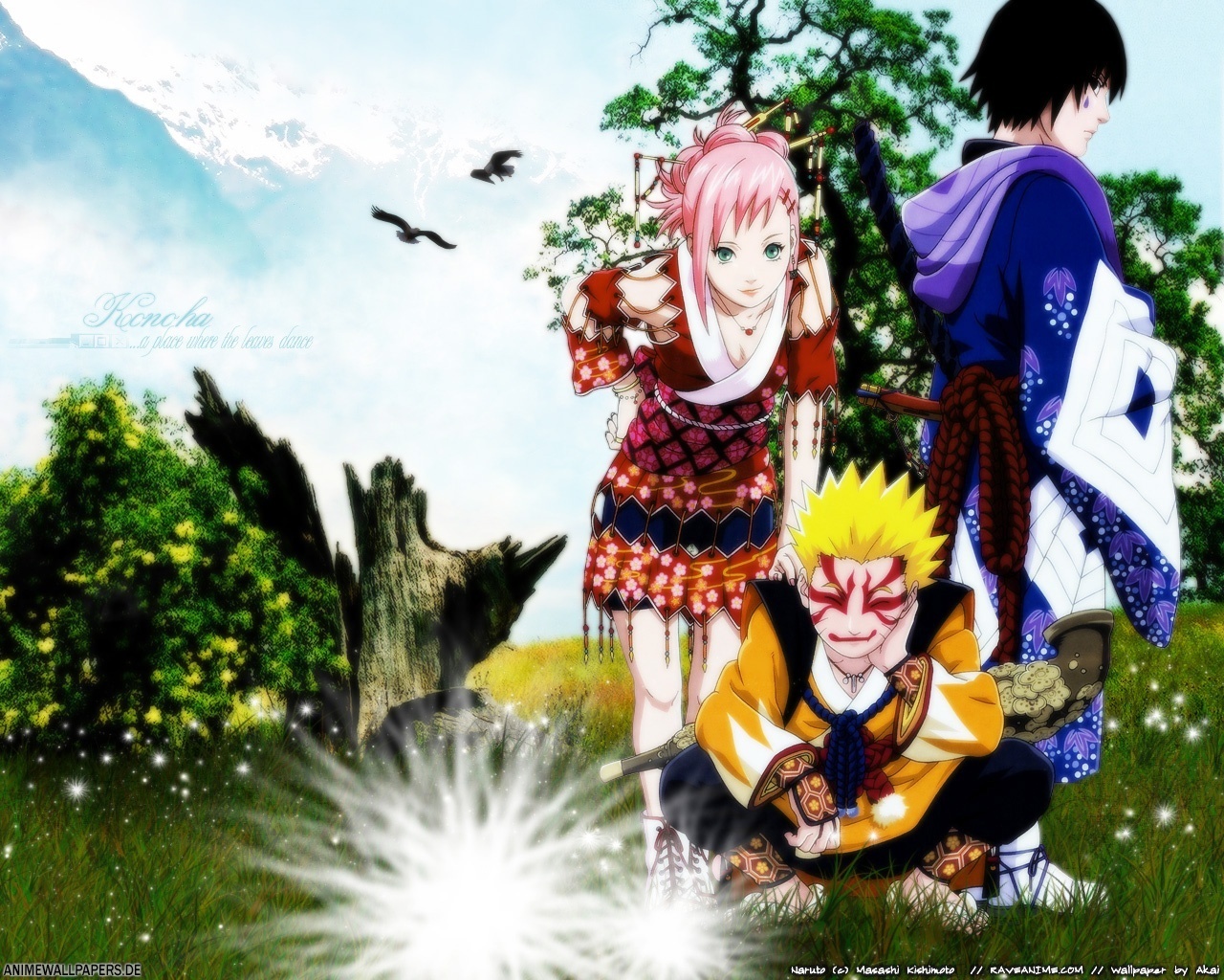 Naruto Sakura Sasuke Naruto Shippuuden - Naruto Sakura Sasuke Wallpaper Hd - HD Wallpaper 
