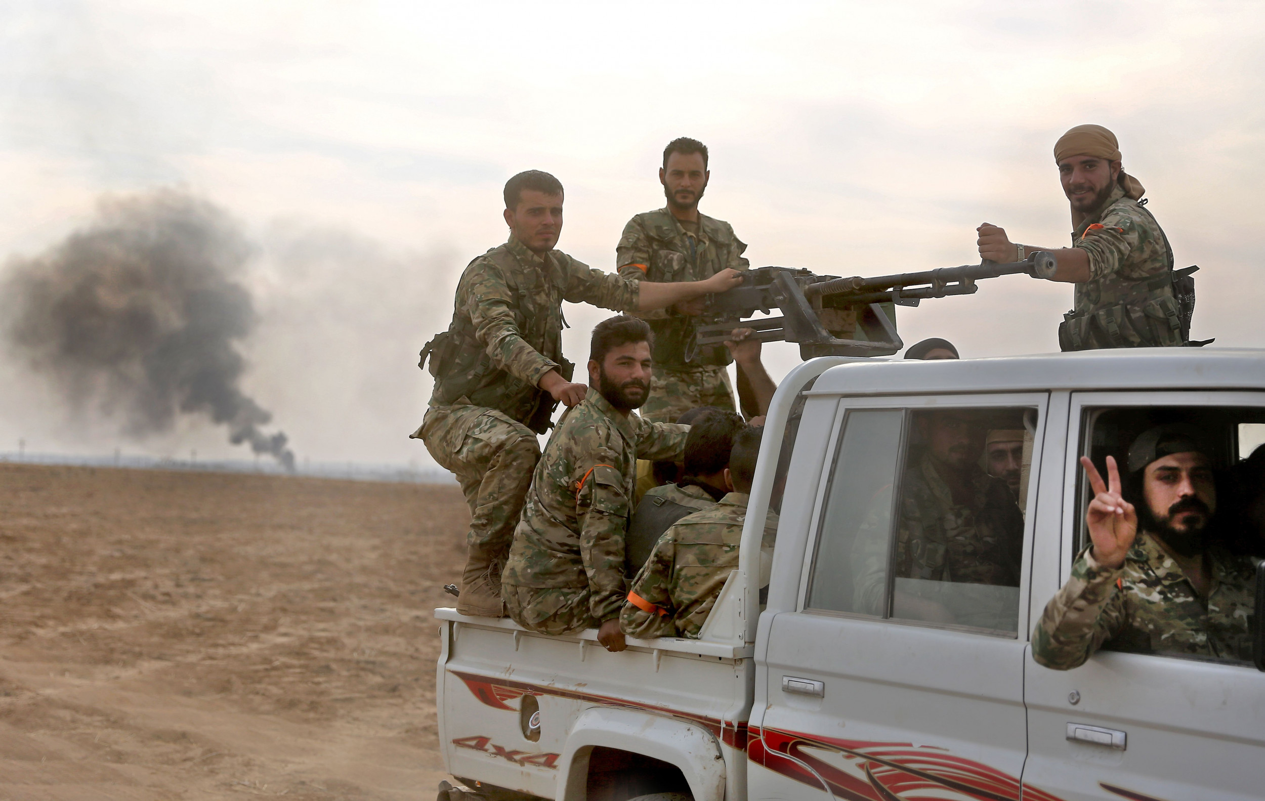 Syria Rebels Turkey Border Kurds Conflict - احتلال تركيا لسوريا - HD Wallpaper 