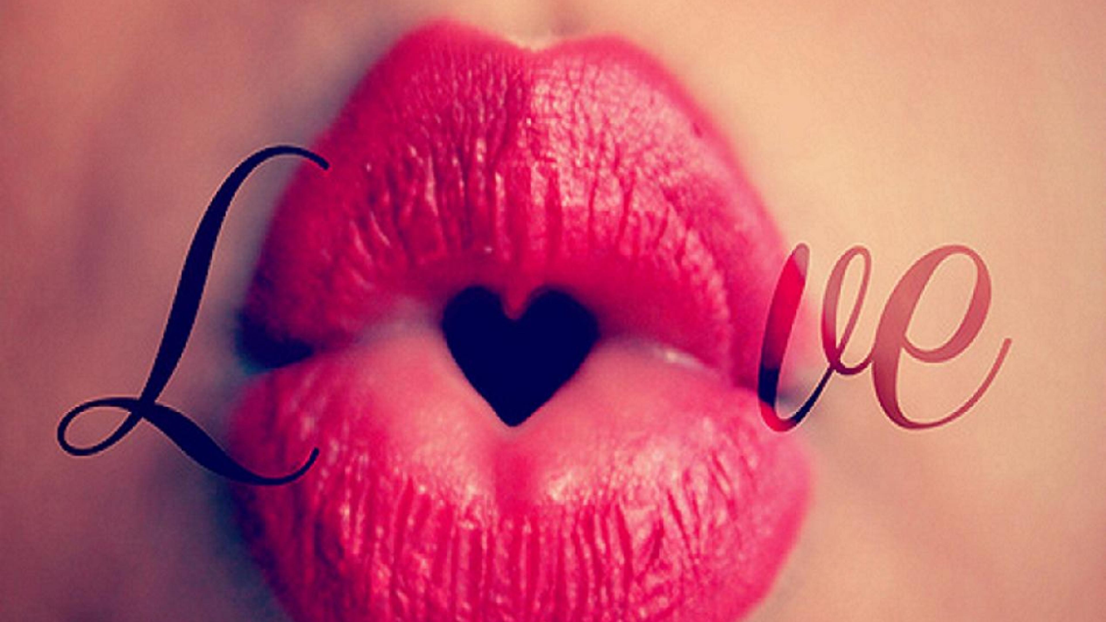 I Love You Wallpaper Http - Love Lips - HD Wallpaper 