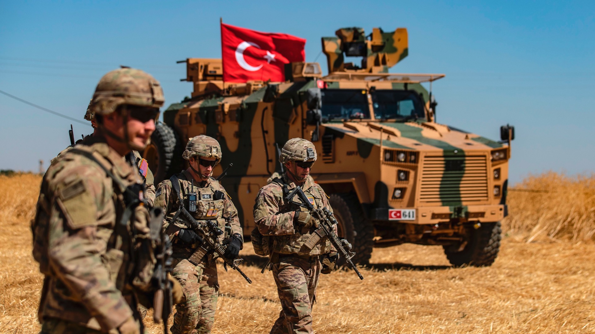 Us Turkey Joint Patrol - HD Wallpaper 
