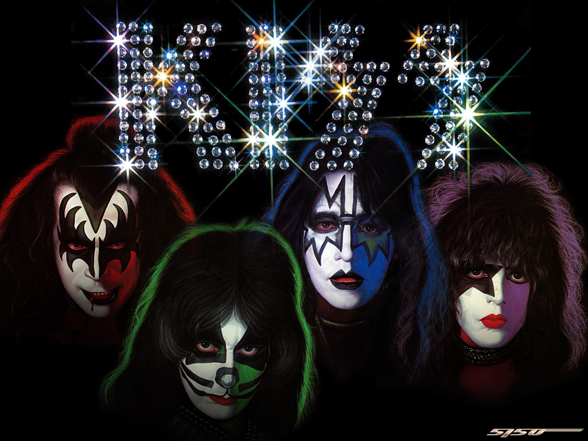 Free Rock Band Kiss Wallpapers - Kiss Rock Band Background - HD Wallpaper 