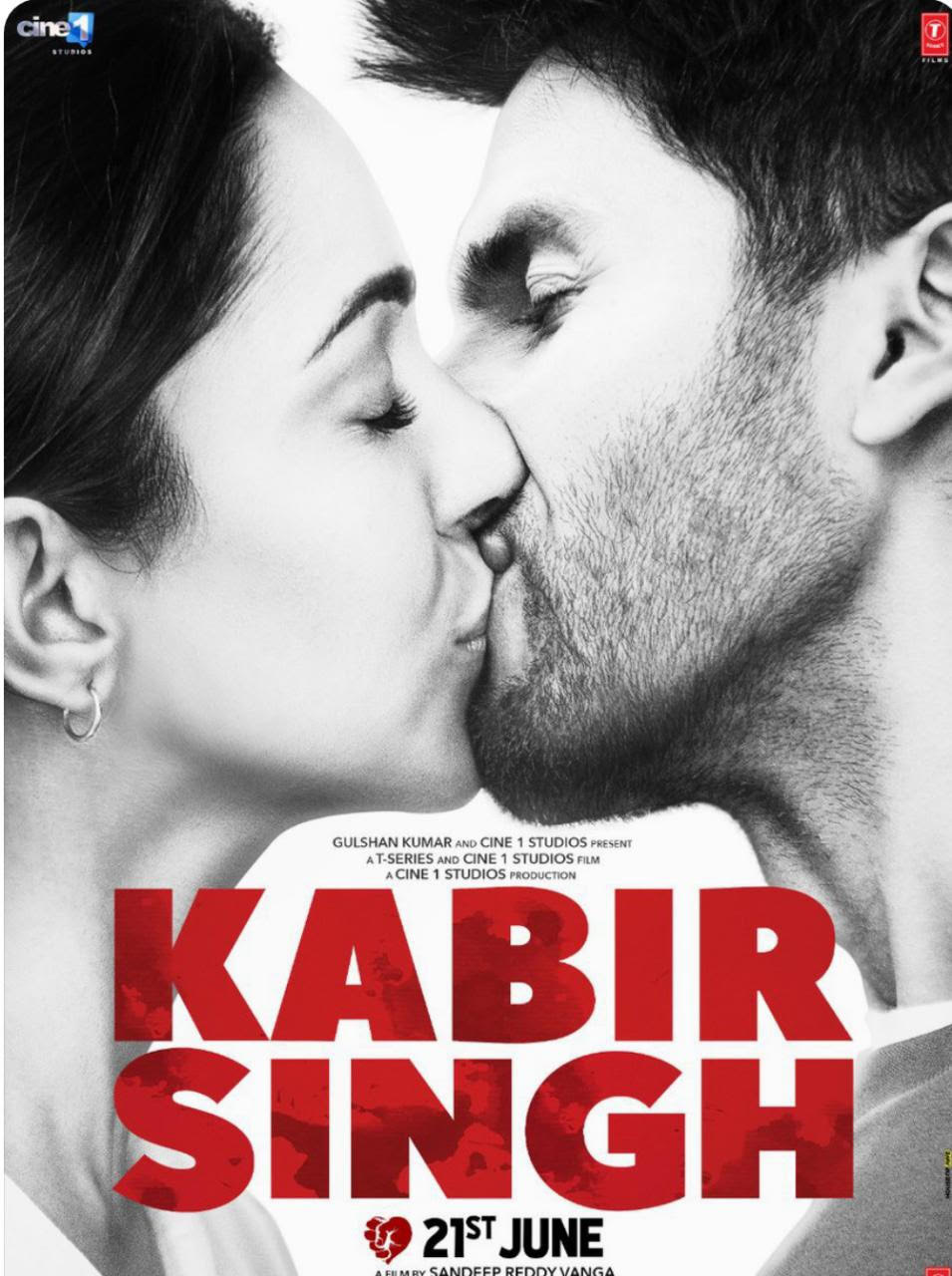 Kabir Singh Kiss Poster - HD Wallpaper 