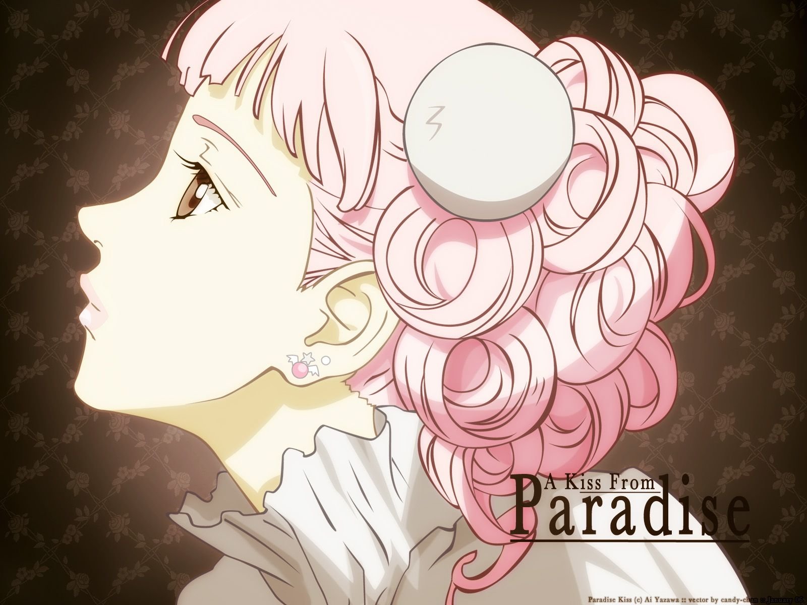 Best Paradise Kiss Wallpaper Id - Anime Girl With Curly Hair - HD Wallpaper 