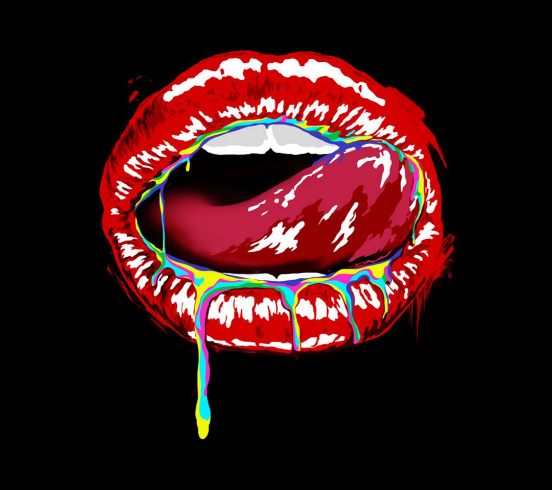 T Shirt Lip Lick - HD Wallpaper 