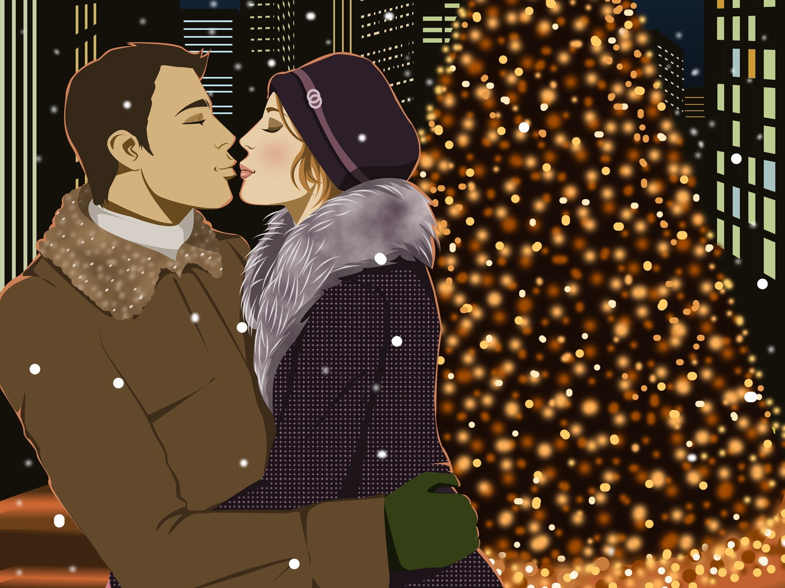 Новый Год С Любимым Человеком - HD Wallpaper 