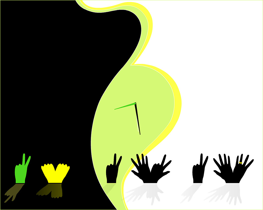 Revolutionary Mind-teasing Desktop Clock - Funky - HD Wallpaper 