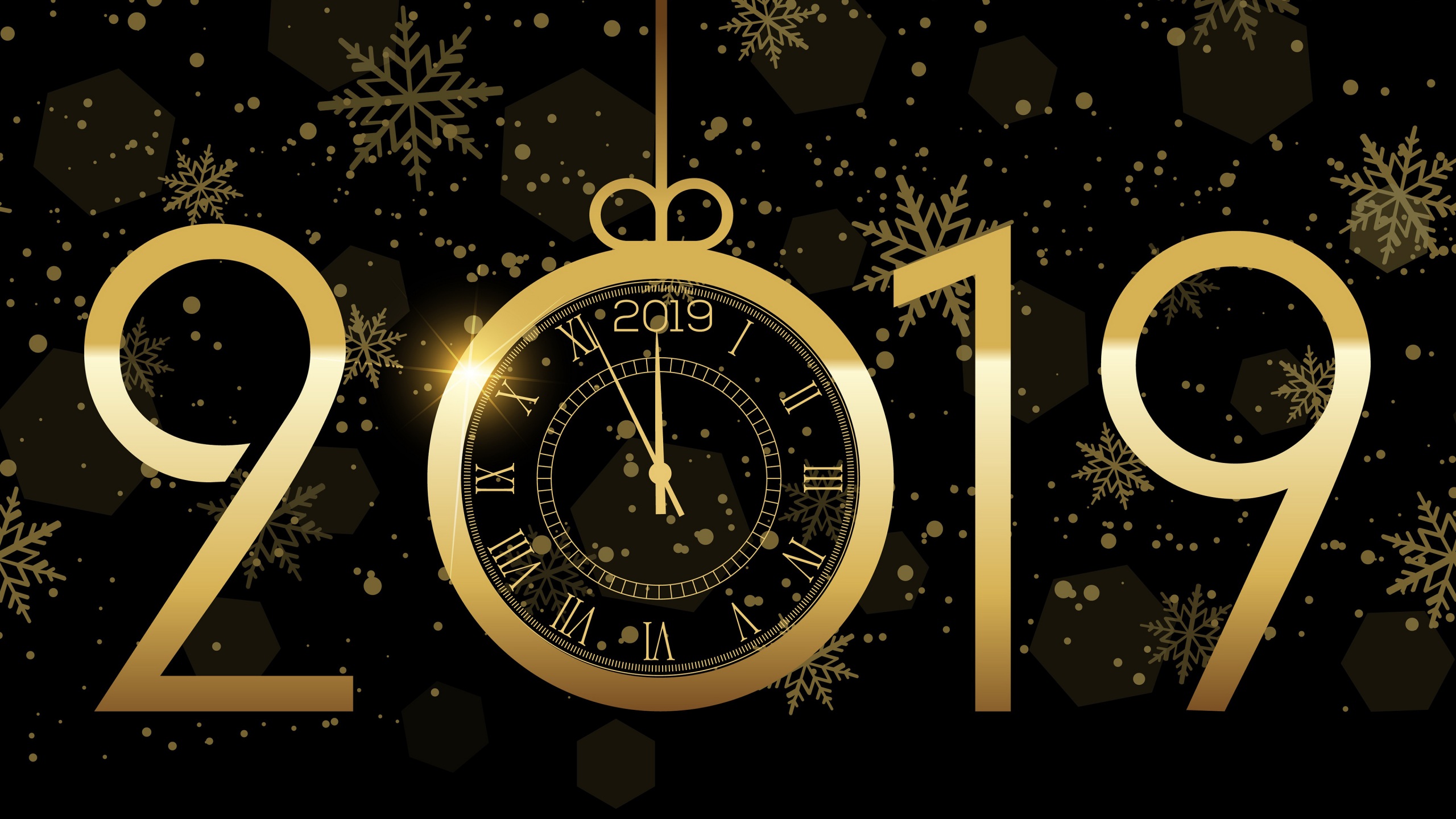 Thank You And Happy New Year 2019 - HD Wallpaper 