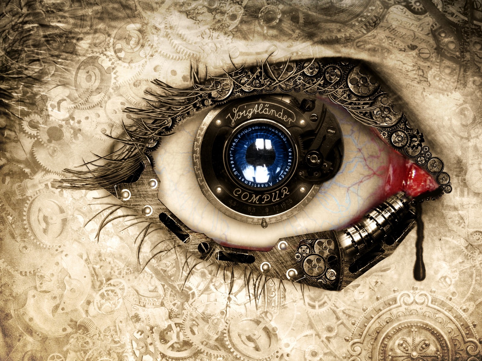 Eye Lens Art - HD Wallpaper 